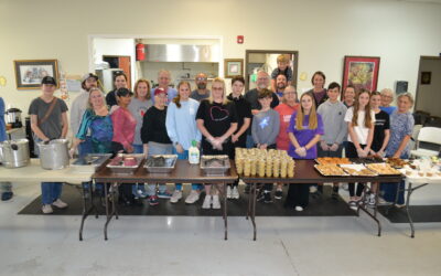 Serving Food At Christ Central