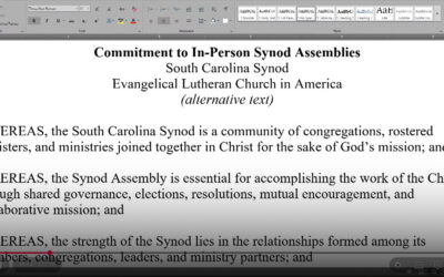2026 Assembly: Report on Reference and Counsel